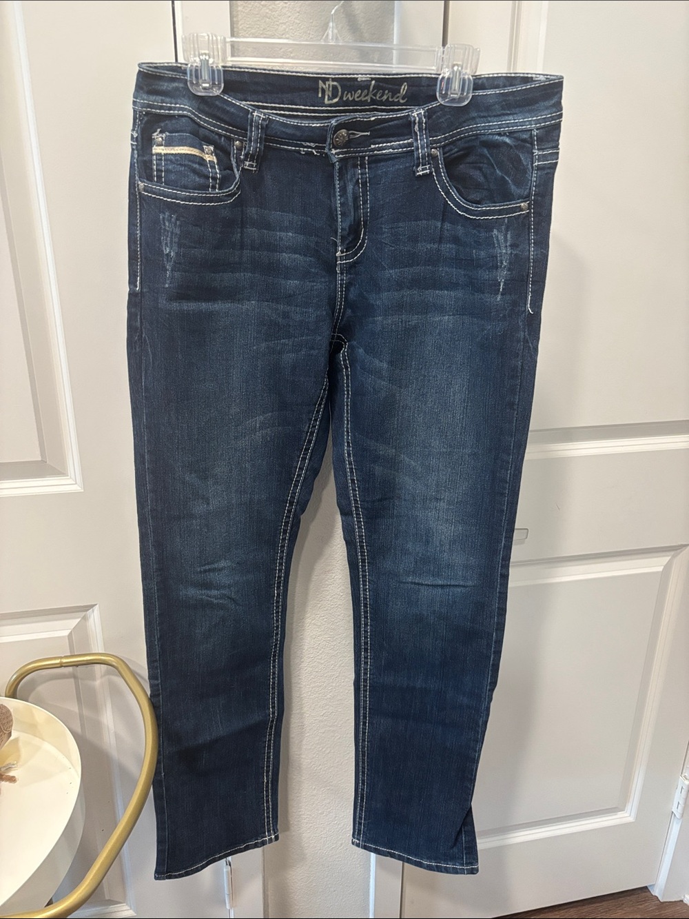 EUC ND Weekend Women's Straight Leg Jeans in Dark Indigo